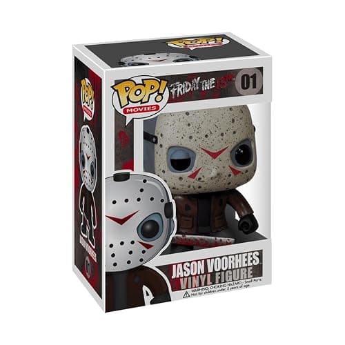 Jason Voorhees #01 Funko POP! Movies Friday the 13th Figurine Bundle with HOFSM Protector Case thumbnail 2