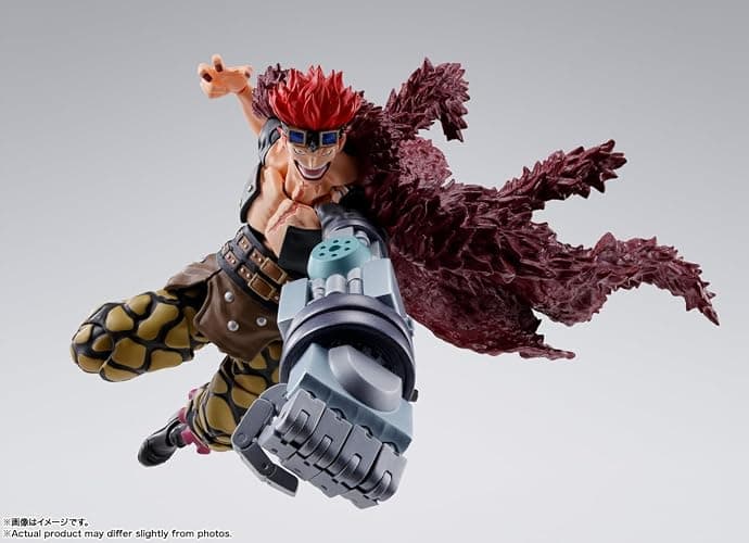 TAMASHII NATIONS - One Piece - Eustass Kid -The Raid on Onigashima- S.H.Figuarts Action Figure | One Piece The Raid on Onigashima 7 Inch Action Figure S.H. Figuarts - Eustass Kid thumbnail 7