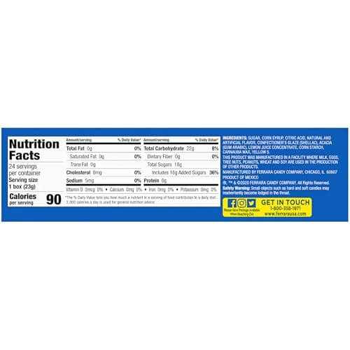 Lemonhead Hard Lemon Candy, Tangy & Sweet, 0.8 oz Boxes, 24 Ct | Tangy sweet lemon hard candy, classic, mini boxes, lunchbox, party favors, sharing, on-the-go snack thumbnail 2
