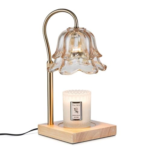 Staymoment Gold Candle Warmer Kerzenwärmer Lampe, Geschenke für Frauen | Elektrische Duftlampe für Duftkerzen, mit Timer und Dimmer, Höhenverstellbar, Wohnzimmer Deko - Image 1