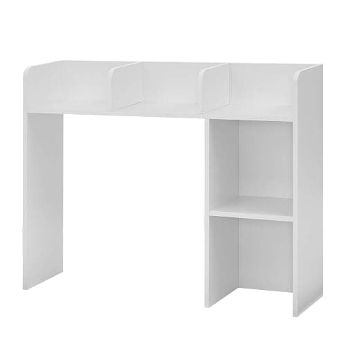Classic Dorm Desk Bookshelf - White thumbnail 5