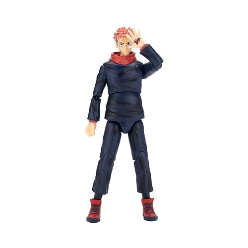 Total Anime Yuji Itadori - 6.5-Inch Scale Figure with Swappable Faceplates, Alternate Hands, and Energy Effects thumbnail 5
