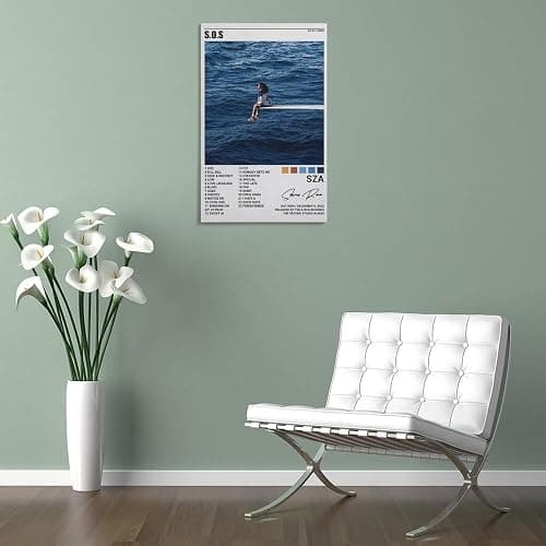 Sza Sos Jenna Ortega Poster Canvas Wall Art Decoration Prints for Living Room Home Bedroom Decor Painting08x12inch(20x30cm) thumbnail 5