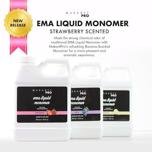 MakarttPro Scented Monomer Bundle for Acrylic Nail Kit - Medium to Fast Setting, MMA Free, Made in USA, Professional Quality Acrylic Liquid thumbnail 6