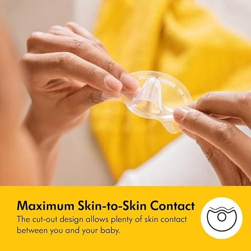 Medela Silicone Contact Nipple Shields, Soft Ultra-Thin Design, Made Without BPA, 1 Pack of 2 Shields (20 mm) and Case thumbnail 7