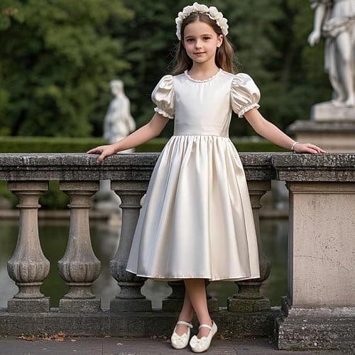 Felix & Flora Toddler Flower Girl Dress Shoes - Girl Ballet Flats Party School Shoes Wedding thumbnail 2