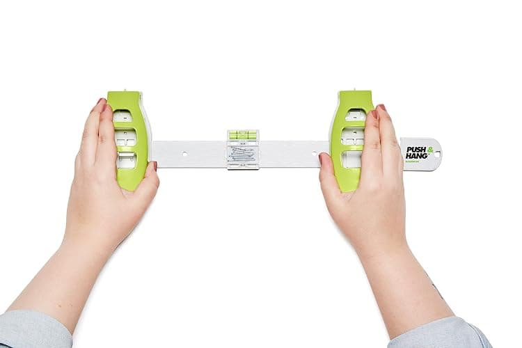 Hangman Push & Hang Pro Picture Hanging Tool Kit with Nails and Level for Wall Art Pictures Frames Green ‎PHLA-18 - 18 Inch (Pro) thumbnail 4