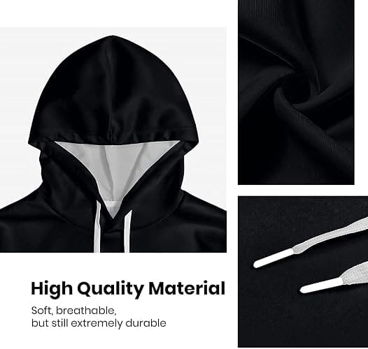 Zenzenze Horse Hoodies for Boys Girls 3D Printed Hooded Sweatshirts Long Sleeve Pullover Hoodie with Pocket 6-16 Years thumbnail 3