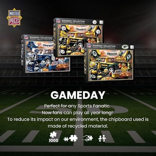 MasterPieces NFL Gameday Puzzles Collection - NFL Gameday Tailgate 1000 Piece Jigsaw Puzzle thumbnail 2