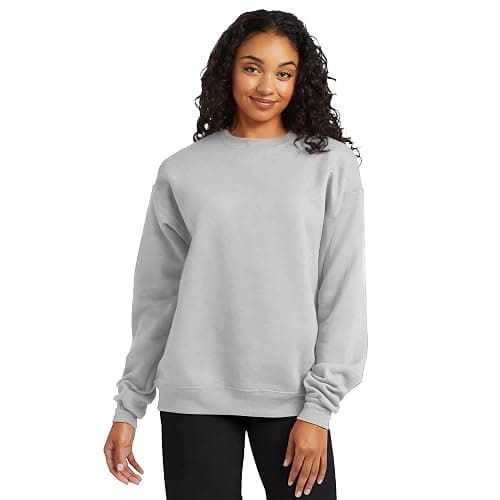 Hanes Men's Sweatshirt, EcoSmart Fleece Crewneck Sweatshirt, Big & Tall Available, 1 or 2-Pack thumbnail 2