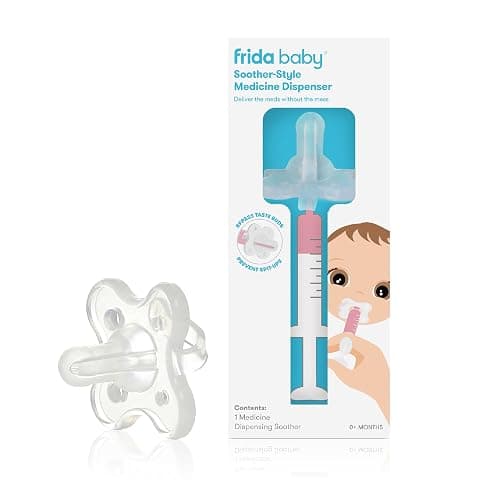 Frida Baby Medicine Pacifier, Accu-Dose Paci, Medi Frida Dispenser for Mess & Fuss Free Use - Image 1