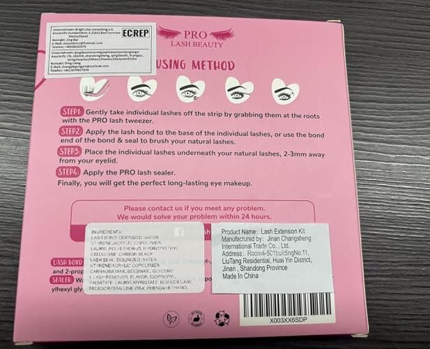 PRO Cluster Lashes Kit 280pcs Lash Clusters 30D+40D Individual Lashes Kit with Lash Bond and Seal Remover Applicator Easy to Apply at Home(30D+40D-9-16mix Kit) thumbnail 8