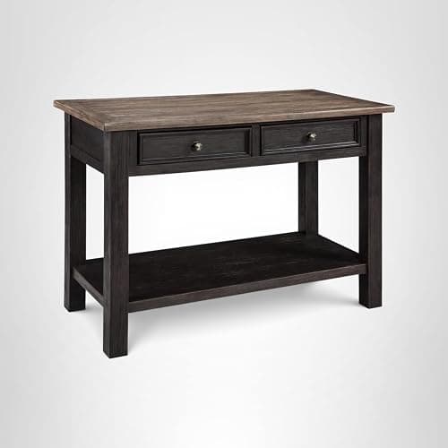 Signature Design by Ashley Tyler Creek Modern Farmhouse Sofa Table, Brown & Black thumbnail 15
