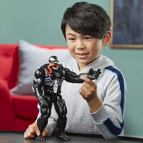 Marvel Titan Hero Series Deluxe Venom Toy 12-Inch-Scale Collectible Action Figure, Kids Ages 4 and Up thumbnail 2