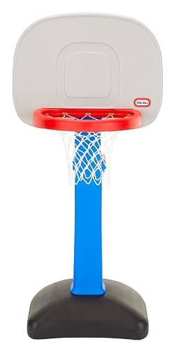 Little Tikes Easy Score Basketball Set, Blue, 3 Balls - Amazon Exclusive, 23.75 x 22 x 61 inches thumbnail 4