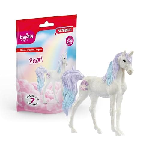 Schleich bayala, Limited Edition Collectible Unicorn Toys for Girls and Boys, Gemstone Unicorn Figurines, Pearl - Image 1