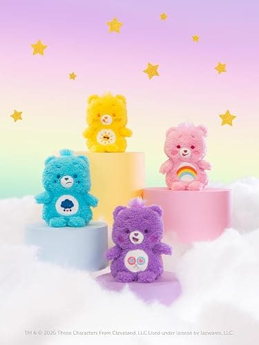 BumBumz 4.5-inch Care Bears 4-Pack - Cheer Bear, Funshine Bear, Share Bear, Grumpy Bear - from The Makers of Original Squishmallows - Ages 3+ thumbnail 6
