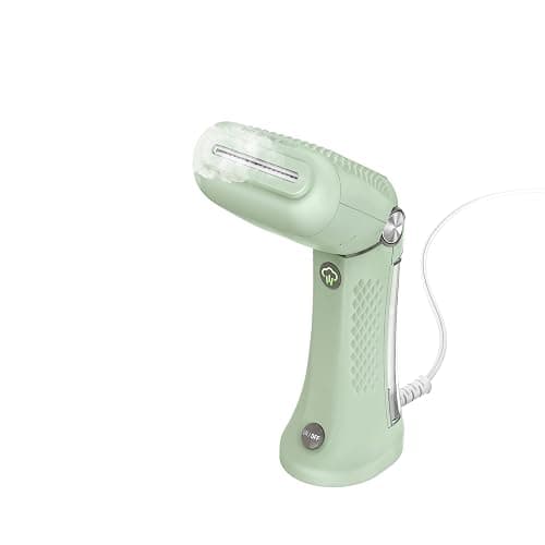 Conair Handheld Garment Steamer for Clothes - Power Steam: Small Size, Big Power - Great for Home, Office, or Travel with Dual Voltage for Worldwide Use, Mint Green - Image 1