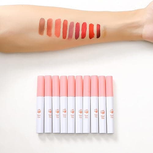 ROTORS 10 Colors Matte Lipstick Cigarettes Set,Red Matte Lipstick Lip Tint Stain Set,Waterproof Long Lasting Lipsticks 24 hours,Gifts for Girl Women Birthday Party(D-10pc) thumbnail 6