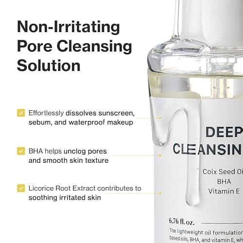 YUMU Double Cleansing Duo Set, Gentle Face Wash & Pore Control Cleansing Oil, Hydrating, Korean Skin Care thumbnail 5