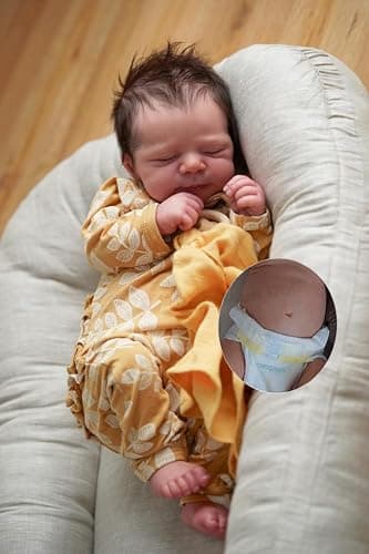 Zero Pam Full Silicone Baby Doll-18'' Reborn Baby Dolls Silicone Full Body Vinyl, Anatomically Correct Girl, Realistic Babys Doll, Posable Real Life Reborn Dolls for Girls - Image 1