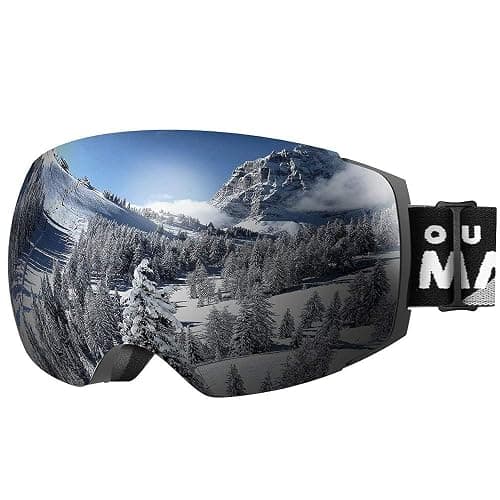 OutdoorMaster Ski Goggles PRO - Frameless, Interchangeable Lens 100% UV400 Protection Snow Goggles for Men & Women - Image 1