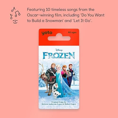 Yoto Disney Frozen: The Songs - Kids Audio Card for Yoto Player & Mini, Screen-Free Listening with Fun Singalong Music for Playtime Parties & Travel thumbnail 2