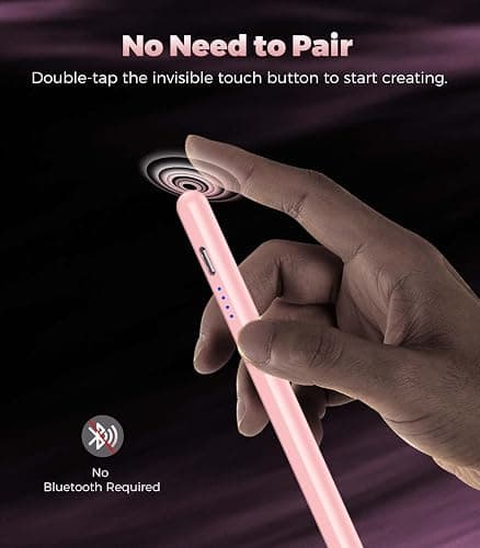 CMARS Stylus Pen for Touchscreen, Pencil for Apple iPad/iPhone/Android | Stylus Pen for iPad/Android /Huawei/OPPO/Switch Other Smartphone/Tablet, 1.5mm POM Fine Point Pen, Rechargeable Digital Pens thumbnail 6