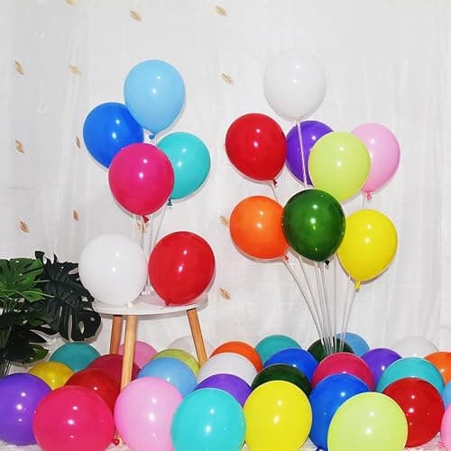 400 Pack Rainbow Balloons 12 Inch Assorted Colors Latex Multicolor Balloon 12 Kinds Colorful Bulk Balloons for Birthday Wedding Baby Shower Anniversaries Store Party Decorations thumbnail 2