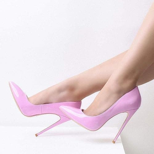GENSHUO Women's 4.7 Inch Pumps Pointy Toe Stiletto Sexy High Heels Work Party Wedding Shoes thumbnail 4