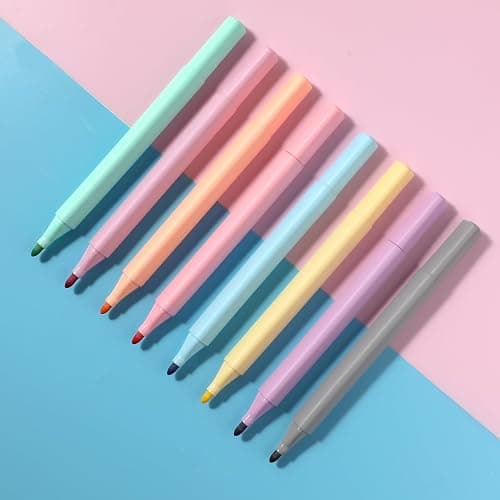 EEOYU Dry Erase Markers, Cute Aesthetic Marker with 8 Colors, Erasable Low-odor Children's Whiteboard Pen, Marker Pens for Home Office and Classroom (8) thumbnail 4