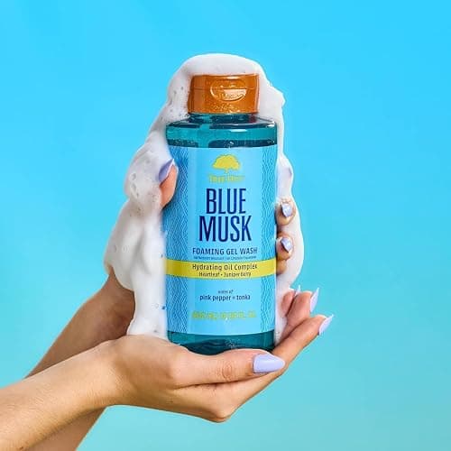 Tree Hut Body Wash, Blue Musk, 18 Fl Oz | Hydrating & Moisturizing Shower Gel with Shea Butter & Essential Oils, Soft Smooth Glowing Skin thumbnail 2