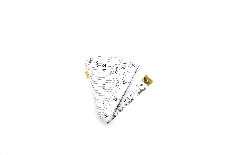GDMINLO Soft Tape Measure Double Scale Body Sewing Flexible Tailor Craft Vinyl Ruler for Weight Loss Medical Body Measurement, Has Centimetre Scale on Reverse Side 60-inch（White） thumbnail 4