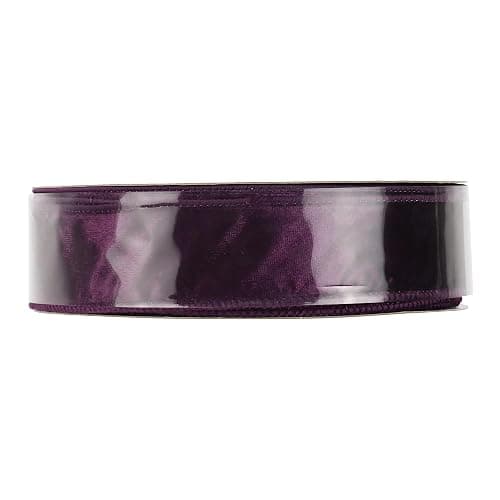 MEEDEE Purple Velvet Ribbon - 1.5 Inch, 25 Yards Crushed Velvet Spool - Halloween Wired Ribbon for Wreaths, Bows & Tree Garlands thumbnail 9