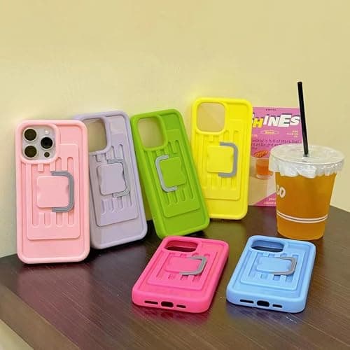 QoKcoahn Storage Box Phone Case for iPhone 16,Creative Box Crossbody Phone Case with Adjustable Long Shoulder Strap Funny Kawaii Anti Fall Soft Silicone Protector Rose Red - iPhone 16 - Rose Red thumbnail 7