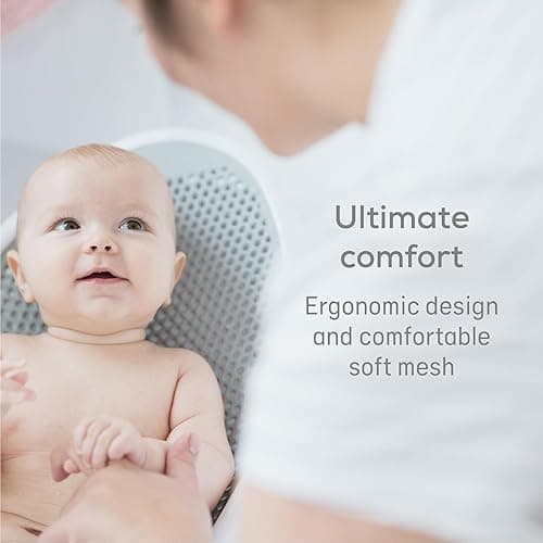 Angelcare Baby Bath Support (Gray) | Ideal for Babies Less Than 6 Months Old - Grey - 1 Count (Pack of 1) thumbnail 6