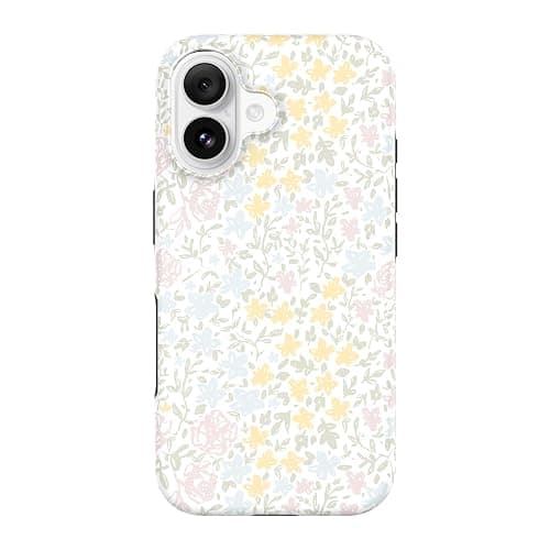 JoyToday for iPhone 16 Case,Wildflowers Meadow,Compatible with Magsafe[2X Stronger Than Standard],Dual-Layer Protection,Stylish Unique Design,Cute Phone Case Cover - Image 1