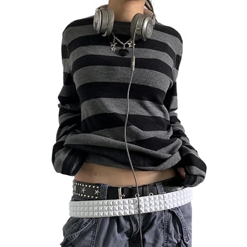 Long Sleeve T-Shirt Teen Tee Tops Y2k Fairy Grunge Streetwear - Image 1