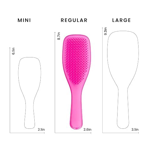 Tangle Teezer Ultimate Detangler Brush for Wet & Dry Hair, Eliminates Knots & Reduces Breakage for Straight to Wavy Hair Types, Runway Pink thumbnail 8