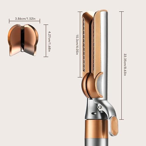 SAZIKA Airflow Attachment for Dyson Airwrap Styler, Nozzles Attachment Smooth Hair Style with Less Damage and Breakage for Dyson Airwrap HS01 HS05 HS08 Copper thumbnail 5