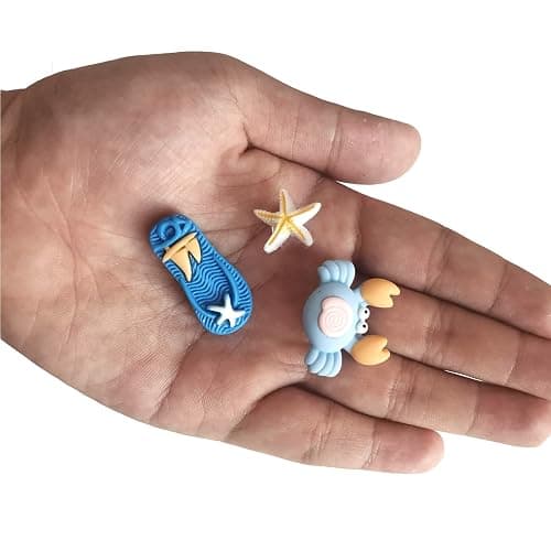 CAKOLINK 12 PCS Shoe Charms for Girls, Cute Starfish Seashell Shoe Decoration Charms for Women, PVC Girly Bling Shoe Charms for Clog Sandals thumbnail 3
