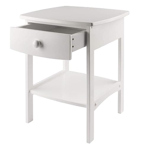 Winsome Wood Claire Accent Table, White thumbnail 11