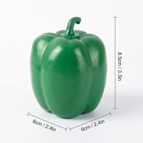 Simulation Green Pepper Squishy Toy, Stress Relief Squeeze Toy for & Adults, Sensory Fidget Toy for Office & Home thumbnail 3