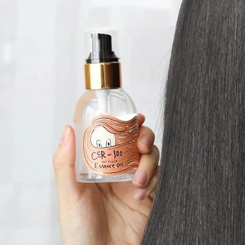 Elizavecca CER-100 Hair Essence Oil - Leave-In Treatment for Dry Hair Growth - 100ml K-Beauty thumbnail 4