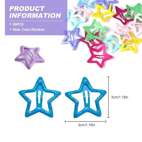 colorful star snap clips! thumbnail 2