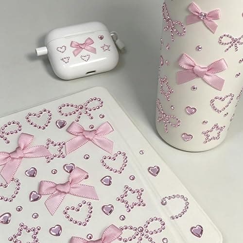 3 Sheets Love Heart Bow Face Gems, Pink Blue Purple Glitter Face Jewels, Self Adhesive Rhinestone Stickers for Women Makeup, Body & DIY Scrapbook Card Decorations thumbnail 7