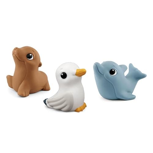 My First Tonies: Ocean Set - Seagull, Seal, and Dolphin Soft and Squeezable Audio Toy Figurines - Image 1