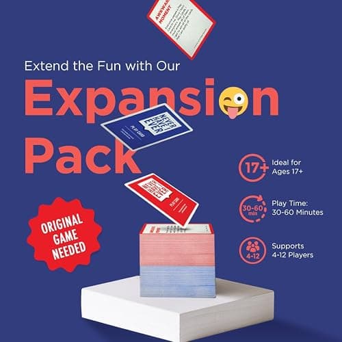 Never Have I Ever Card Game - Expansion Pack One, The Ultimate Adult Party Game Starter Pack, Spice Up Your Next Game Night, Pregame, or Icebreaker, Includes Wild and Hilarious Prompts, Ages 17+ thumbnail 4