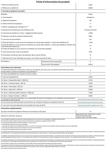 Apple iPhone 17 256 Go : Écran 6,3 pouces avec ProMotion, Puce A19, Caméra avant Center Stage, Meilleure résistance aux rayures, Autonomie d’une journée ; Lavande thumbnail 7