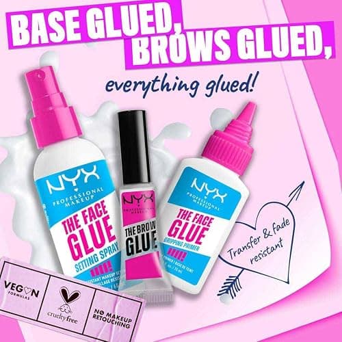 NYX Professional Makeup - Spray Fixateur de Maquillage - Résistant aux Transferts et Waterproof - Tenue Longue Durée 24H - Formule Vegan - The Face Glue Setting Spray - 60ml thumbnail 6